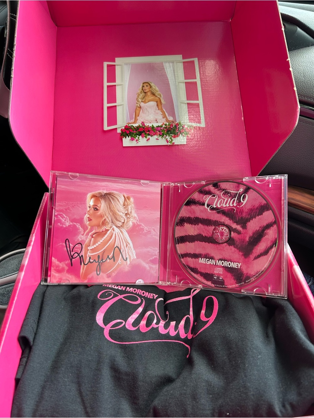 Megan Moroney "Cloud 9" CD Deluxe Set - Pink & Black